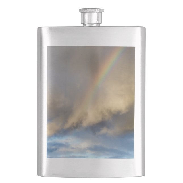 Regenbogen-Rebellion Flachmann (Vorderseite)