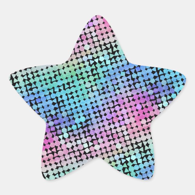 Regenbogen-Regeneration : Stern-Aufkleber (Vorderseite)