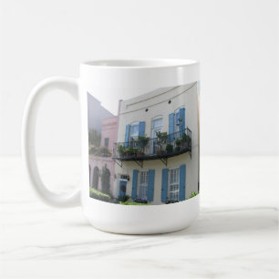 Regenbogen-Reihen-Häuser, Charleston Sc-Tasse Tasse