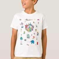 Regenbogen-Reiter-Geschöpf-T-Shirt
