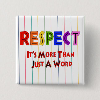 Regenbogen-Respekt Button