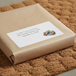 Regenbogen-Riff-Zehenstegsandalen, individuell ang