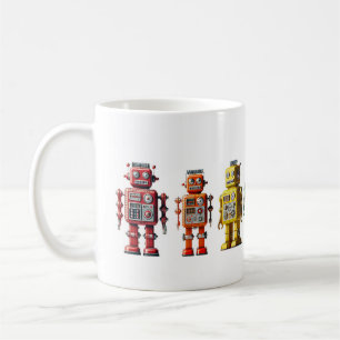 Regenbogen-Roboter Kaffeetasse