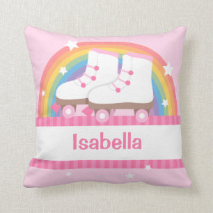 Regenbogen-Rollschuhe Mädchen Zimmer Dekoration Kissen