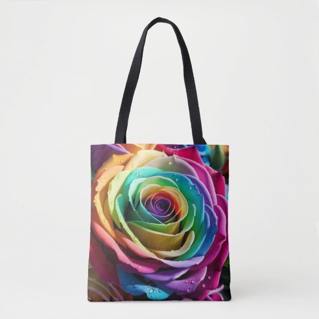 Regenbogen-Rose  (Vorderseite)