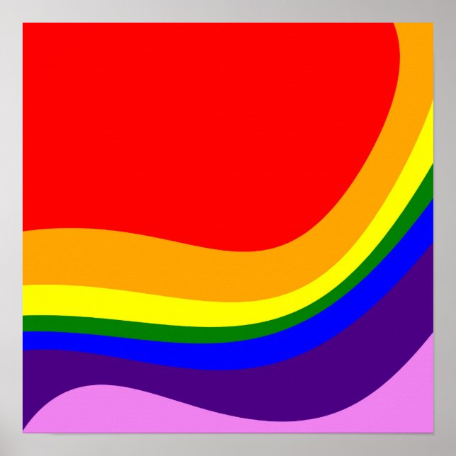 Regenbogen Roy G Biv Poster (Vorne)