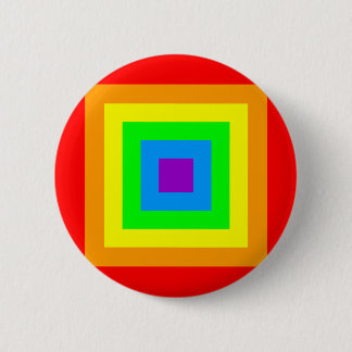 Regenbogen-Säure-Quadrate Button