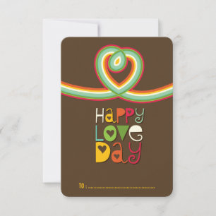 Regenbogen-Schleife Klassenzimmer Valentinstag-Fot Einladung
