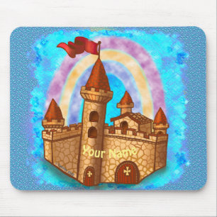 Regenbogen Schloss Mousepad