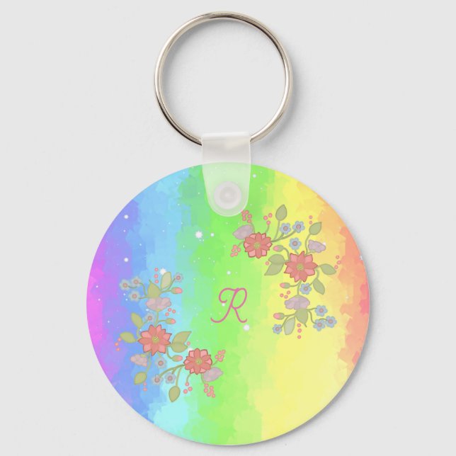 Regenbogen Schlüsselanhänger (Vorderseite)