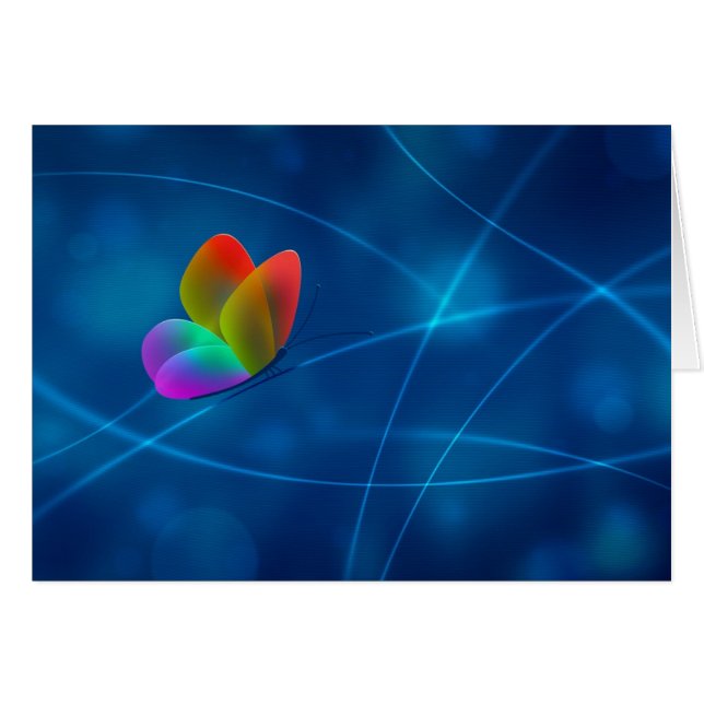 Regenbogen-Schmetterling (Vorderseite (Horizontal))