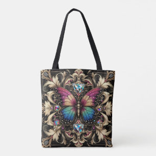Regenbogen-Schmetterling-Diamanten-Luxus-Tasche