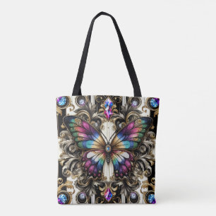 Regenbogen-Schmetterling-Diamanten-Luxus-Tasche
