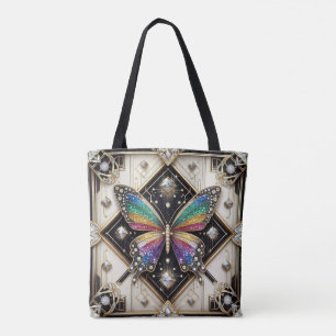 Regenbogen-Schmetterling-Diamanten-Luxus-Tasche