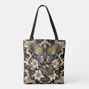 Regenbogen-Schmetterling-Diamanten-Luxus-Tasche