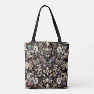 Regenbogen-Schmetterling-Diamanten-Luxus-Tasche