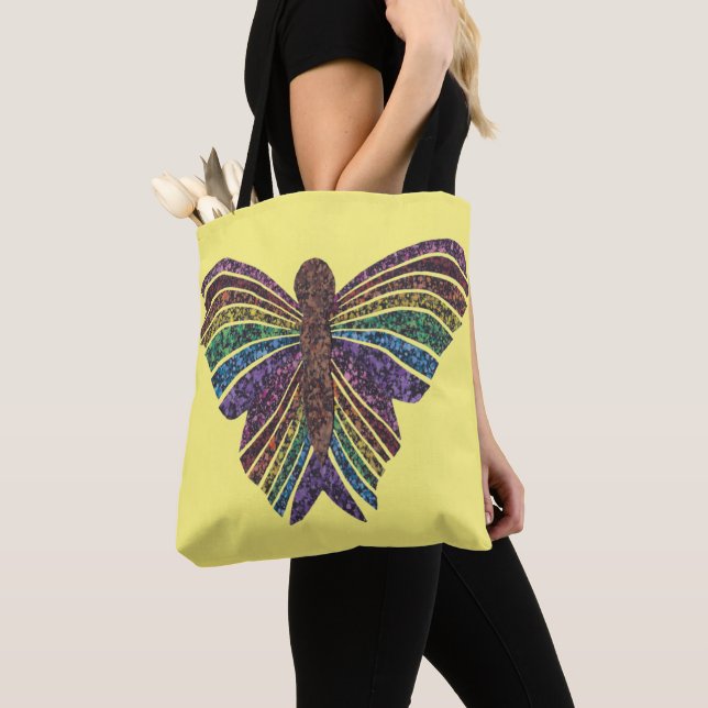 Regenbogen Schmetterling (gelb) - Tote (Von Nahem)