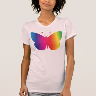 Regenbogen-Schmetterling T-Shirt
