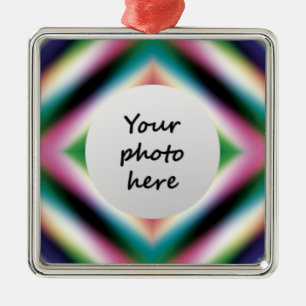 Regenbogen-Schmuck Silbernes Ornament