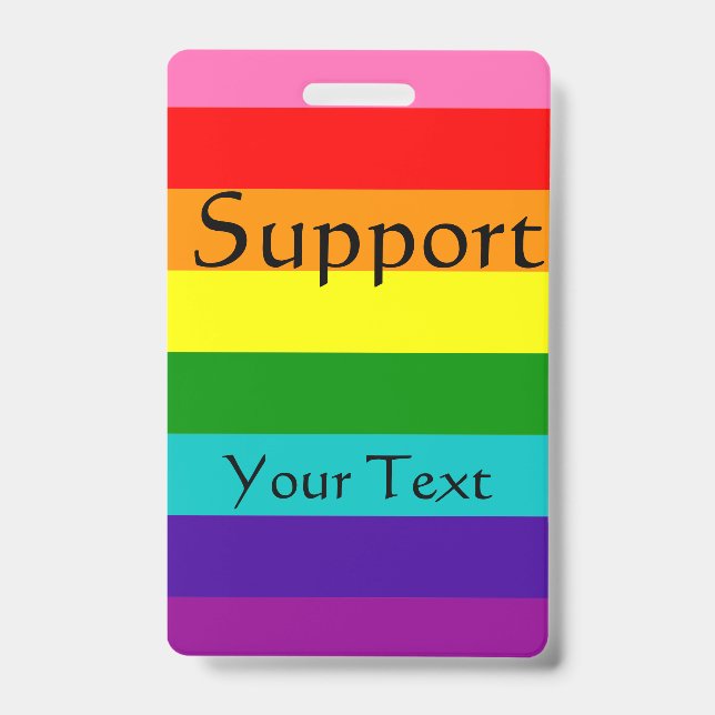 Regenbogen, Schwule und Sympathisanten Ausweis (Front)