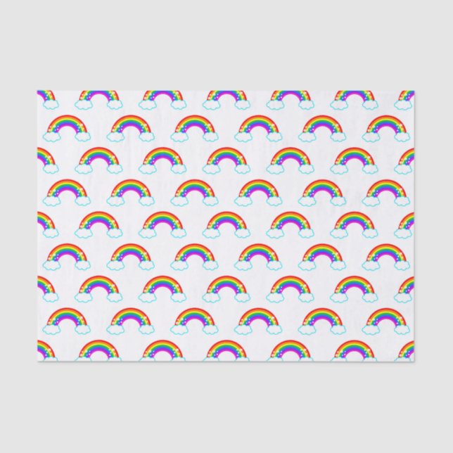 Regenbogen Seidenpapier (Vorderseite)