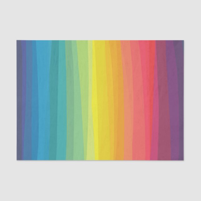 Regenbogen Seidenpapier (Vorderseite)