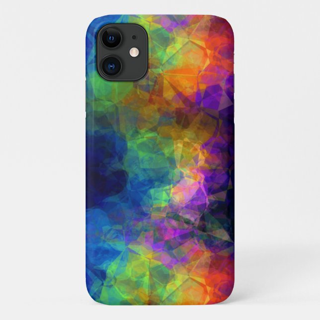 Regenbogen-Seidenpapier Case-Mate iPhone Hülle (Rückseite)