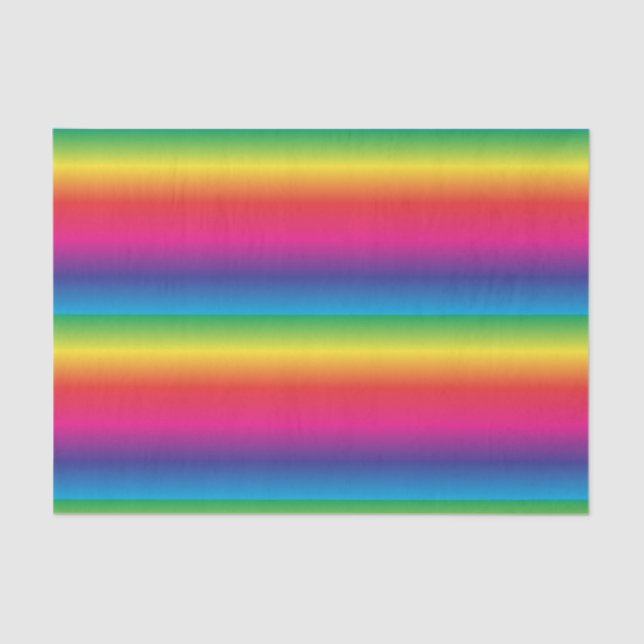 Regenbogen-Seidenpapier Seidenpapier (Vorderseite)