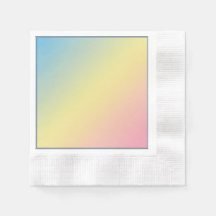 Regenbogen- Serviette