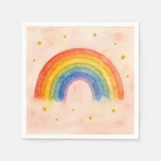 Regenbogen Servietten. Serviette