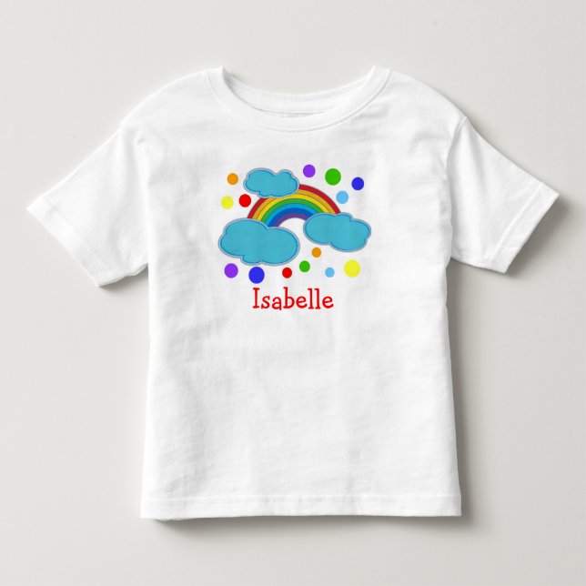 Regenbogen-Shirt Kleinkind T-shirt (Vorderseite)