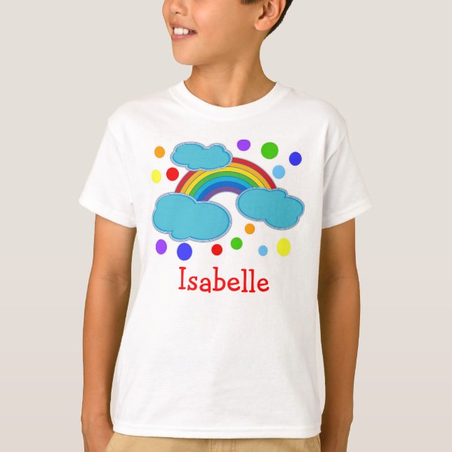 Regenbogen-Shirt T-Shirt (Vorderseite)