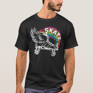 Regenbogen-Skate T-Shirt