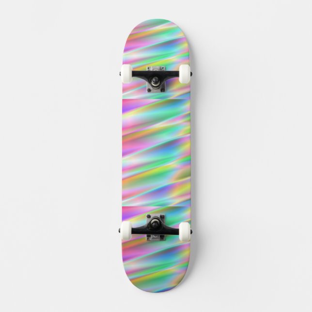 Regenbogen Skateboard (Vorderseite)