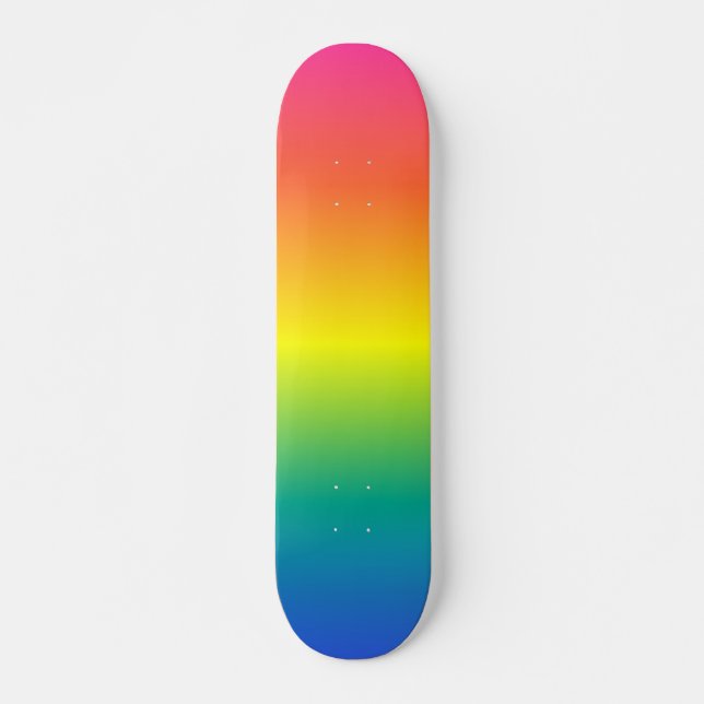 Regenbogen-Skateboard Skateboard (Vorne)