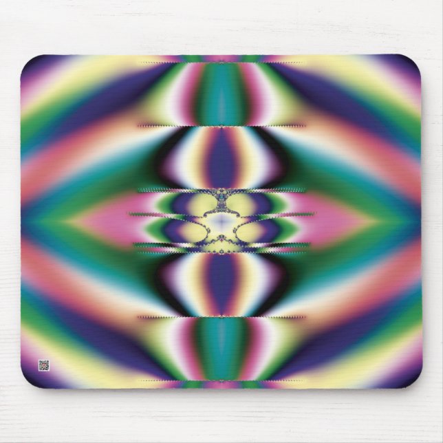 Regenbogen Spiegel Mousepad (Vorne)