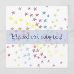 Regenbogen spielt Baby-Geburts-Mitteilung die Ankündigung