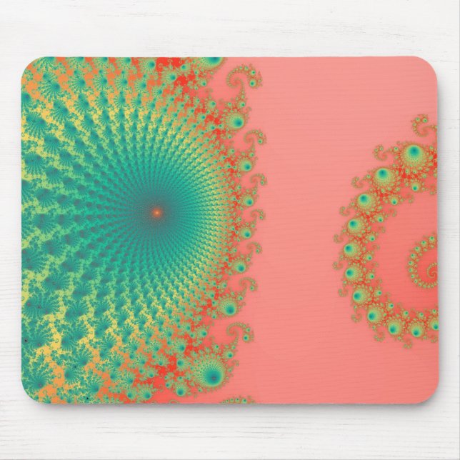 Regenbogen-Spirole-Mauspad Mousepad (Vorne)