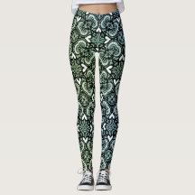 Regenbogen-Spitzen-&-Herzen-Leggings