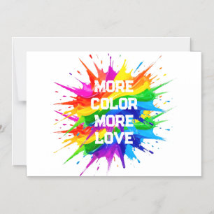 Regenbogen-Splash-Pride-Monat-Design Magneteinladung