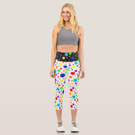Regenbogen Spots Capris