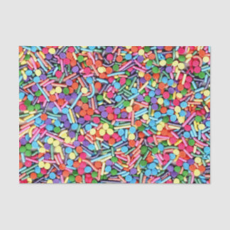 Regenbogen-Sprinkles Regenbogen-Jimmies Seidenpapier