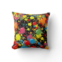Regenbogen-Spritzfarbtropfen-Musterdesign