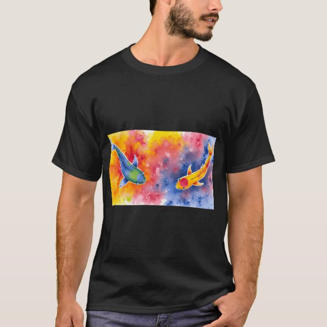 Regenbogen Sprudeln T-Shirt (Vorderseite)