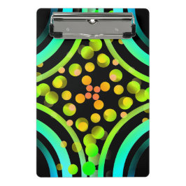 Regenbogen sprudelt Farbfeld-helles schönes klares Mini Klemmbrett