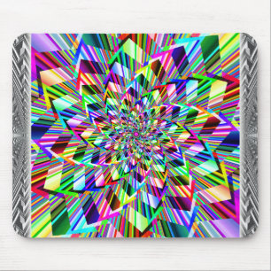 Regenbogen Squiral Mousepad