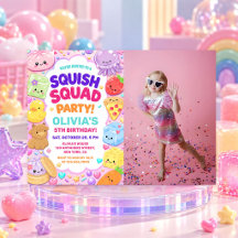 Regenbogen-Squishy-Mädchen-Geburtstagsfeier-Foto