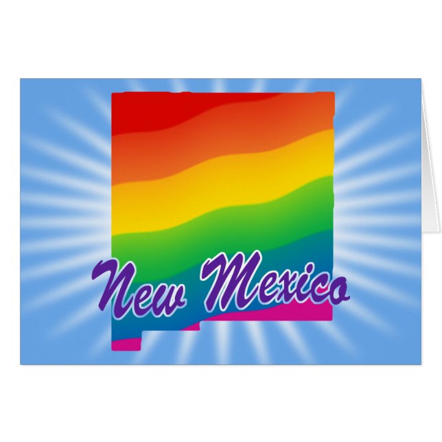 Regenbogen-Staat in New Mexico (Vorderseite (Horizontal))