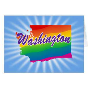 Regenbogen-Staat Washington