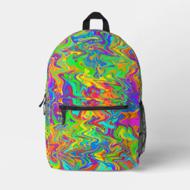 Regenbogen-Statik Bedruckter Rucksack